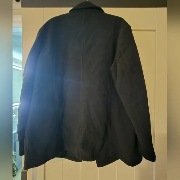 Men's Large Pea Coat - Picture 6 of 11
